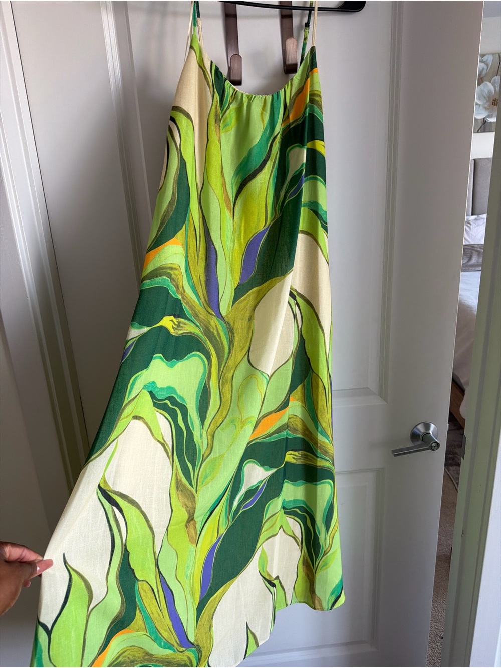 Sam Edelman Green Multi-Print Maxi Dress - Picture 3 of 8